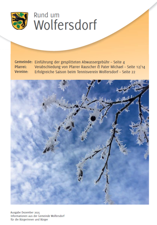Rund um Wolfersdorf Ausgabe August 2025