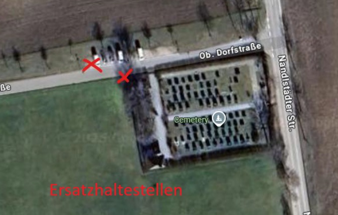 Ersatzbushaltestelle Oberappersdorf Ersatzbushaltestelle Oberappersdorf